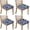 Blue And White-8, variant on Blue and White Modern Art Geometric Seat Covers for Dining Room Chairs Set Of 4,Stretch Printed Washable Chair Seat Cover with Elastic Ties and Button,Removable Waterproof Couch Cushion Covers