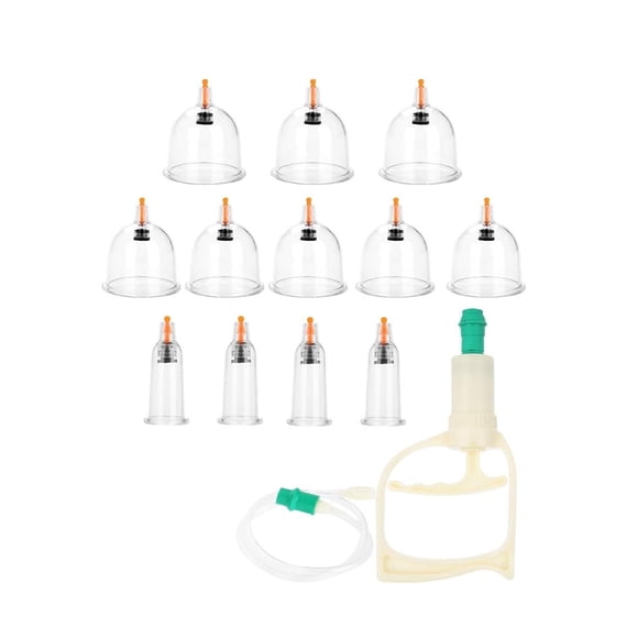 Kit 12 Ventosas Relajación Adelgazamiento