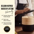 thumbnail image 6 of Alva Nori Enameled Cast Iron Steamer Set Dutch Oven 2.4Qt. - Oven Safe and Made without Harmful Chemicals - Induction and All Stovetop Compatible with Even Heat Distribution, 6 of 9
