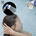 thumbnail image 3 of Luxtrada High Pressure 3 Setting Power Body Massage Spa Shower Head Power Rainfall Style (Blue), 3 of 9