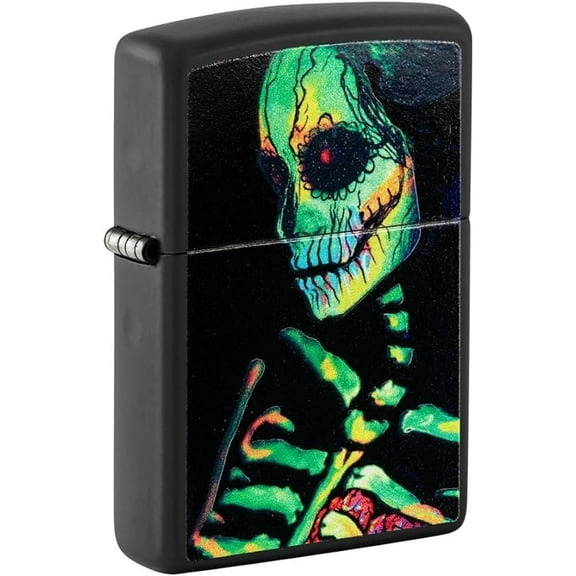 Zippo Lighter - Message for Fire Fighter Windproof Lighter (Black Light 48761)