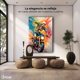 thumbnail image 5 of Cuadro Decorativo Canvas Revolution Biker Skeleton 60x90, 5 of 5