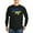 Black, variant on CafePress - Ukraine Flag And Map Long Sleeve Dark T Shirt - Long Sleeve Dark T-Shirt
