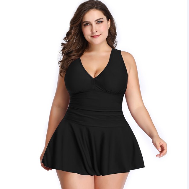Aqua Eve Trajes de baño Tankini de talla grande para mujer Trajes de baño fluidos de 2 piezas con pantalones cortos Zhivalor FSHY029-10