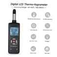 thumbnail image 1 of Thermometer Hygrometer,Temperature Meter Dew Point Lcd Thermometer Temperature Meter Dew Data With Min/max Buzhi Lcd Temperature Meter Thermometer With And Data Indoor And Rookin, 1 of 6