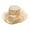 Gold, variant on Flower Organza Hat Derby Party Wide Brim Church Hats Foldable Fashion Sunshade Hat Summer Beach Floral Tea Flower Wedding Hat