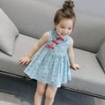 thumbnail image 4 of Chinese Girls Dress Flower Print Qipao Sleeveless Cheongsam Dresses Princess Birthday Party Costume 1-6 Years, 4 of 12