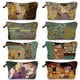 thumbnail image 2 of Gustav Klimt-neceser informal para mujer, bolsa de cosméticos con estampado de lágrimas y pintura al óleo personalizable, neceser de viaje LIUWENJING unisex, 2 of 2