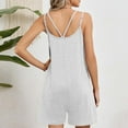 thumbnail image 4 of Mitankcoo Romper for Women Short Jumpsuit Summer Casual Sleeveless Dressy Clothes Beach Vacation Travel Outfits, 4 of 5
