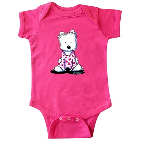 

Inktastic Valentine PJs Westie Gift Baby Boy or Baby Girl Bodysuit