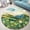 Clover Meadow, variant on Round Area Rug, Unicorn Non-Slip Floor Mat, Soft Washable Carpet for Living Room Bedroom Decor 24 Inch