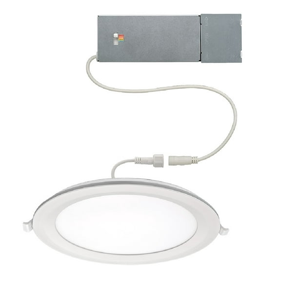ETI 8" Canless Downlight with Nightlight 4-Pack, Color Preference 2700/3000/3500/4000/5000K 53829102