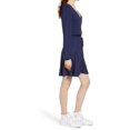 thumbnail image 2 of Women's Bp. Long Sleeve Wrap Minidress, Size XX-Small - Blue, 2 of 4