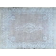 thumbnail image 1 of Ahgly Company Machine Washable Indoor Rectangle Contemporary Blue Gray Area Rugs, 8' x 10', 1 of 7