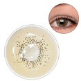 thumbnail image 2 of 2pcs 14.2mm Lentes de Contacto de Color Anuales Lentes de Color 0 Grados Accesorio Cosmético para OjosMarrón, 2 of 6