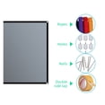 thumbnail image 4 of Projector Screen Grey 16:10 Metal Anti Light Curtain Reflective Fabric Cloth Projection Screens For 3D HD DLP Projector ,Wrinkle-Free, 4 of 6