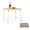 Camel, variant on 34-Inch Folding Square Table, Portable Multi-Purpose Card Table for Home, Office, and Events, Black