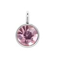 thumbnail image 1 of Qarigey Piedra de nacimiento Cristal de diamantes de imitación Acero inoxidable Fabricación de joyas de plata Accesorios de bricolaje Decoraciones Ropa, zapatos y accesorios Miscelánea morado claro Qarigey AP010354-06B, 1 of 6