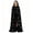 Black, variant on Halloween Star Moon Velvet Hooded Cloak for Women, Long Floor-Length Cape with Neck Tie & Soft Drape, Wizard Witch Vampire Cosplay Costume, 1 Piece Blue 150