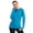 Brilliant Blue, variant on BASSDASH Women’s UPF 50+ Hiking Fishing Hoodie UV Shirt Long Sleeve Outdoor Activewear Breathable Lightweight Stretch