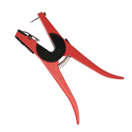 Ear Tag Applicator Pliers Instrument Tool 1 Piece Red for Animal Cattle ...