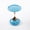4#Blue,Metal, variant on Coffee Tables Mermaid Tail End Coffee Table Round Side Table, Modern Metal Pedestal Table, Minimalist Accent Table for Small Spaces, Drink Martini Table Decoration for Living Room,End Tables