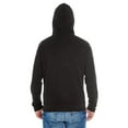 thumbnail image 3 of J America JA8872 Adult Triblend Full-Zip Fleece Hooded Sweatshirt, 3 of 4