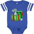 thumbnail image 3 of Inktastic Christmas Dinosaur Gift from Santa Boys or Girls Baby Bodysuit, 3 of 5