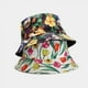 thumbnail image 2 of Lindo sombrero de cubo sombreros de pescador de playa para mujer, ropa de doble cara reversible Feliz Sencillez, 2 of 3