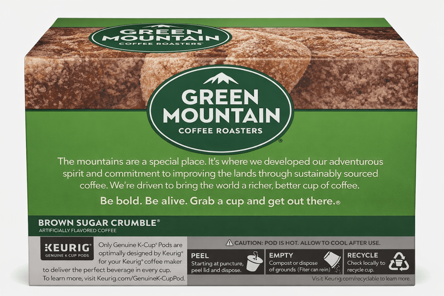 Green Mountain Coffee 24 Count Brown Sugar Crumble Donut Coffee K-Cup Pods