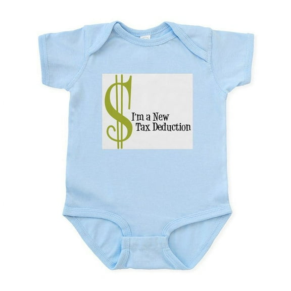 CafePress - Tax Baby Baby One Piece - Baby Light Bodysuit, Size Newborn - 24 Months