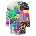 mardi gras tops womens