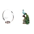 thumbnail image 1 of Elegante Portabotellas De Vino De Metal Con Forma De Pavo Real, Organizador De Esculturas Para El Hogar, La Oficina, El Dormitorio, La Sala De Estar, La Mesa, La Estantería, La Decoración., 1 of 8