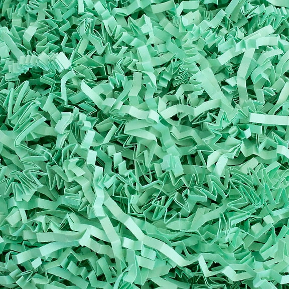 Crinkle Cut Paper Shred Filler (1/2 LB) for Gift Wrapping & Basket Filling - Mint| MagicWater Supply