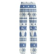 thumbnail image 5 of WTOBBY Women's Holiday Print Casual Pants with Drawstring, Comfortable Trousers for Everyday Wear, Christmas Designs for Festive Style,Blue L, 5 of 6