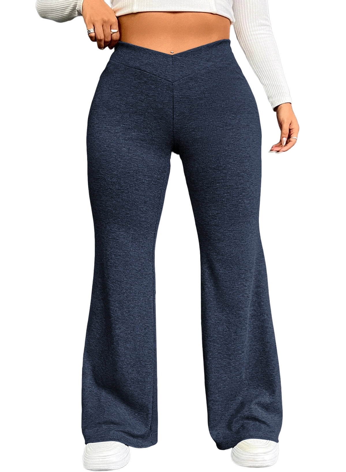 High Waist Crossover Flare Legging – Mesa Collection Boutique