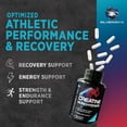 thumbnail image 4 of SILVERONYX Creatine Monohydrate 3000mg - Extra Strength Micronized Creatine Powder - Supports Lean Muscle, Strength, Energy, & Endurance - All Natural Supplement, Bottled in USA - 60 Capsules, 4 of 8