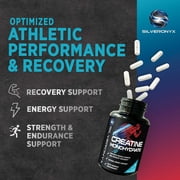 Creatine Monohydrate 3000mg - Extra Strength Micronized Creatine Powder - Supports Lean Muscle, Strength, Energy, Endurance - All Natural Supplement, Non-GMO, Bottled in USA - 60 Capsules