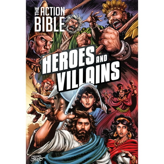 Action Bible Series: The Action Bible: Heroes and Villains (Hardcover)