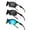 Style Six, variant on 3 pairs of universal polarized sports glasses, suitable for outdoor cycling, baseball, running, fishing, golf, driving, and sunbathing