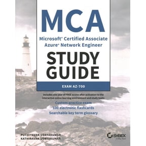 Pre-Owned MCA Microsoft Certified Associate Azure Network Engineer Study Guide: Exam AZ-700 (Sybex Study Guide) Paperback