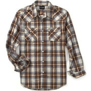 Men's Long-Sleeve Western Plaid Shirt