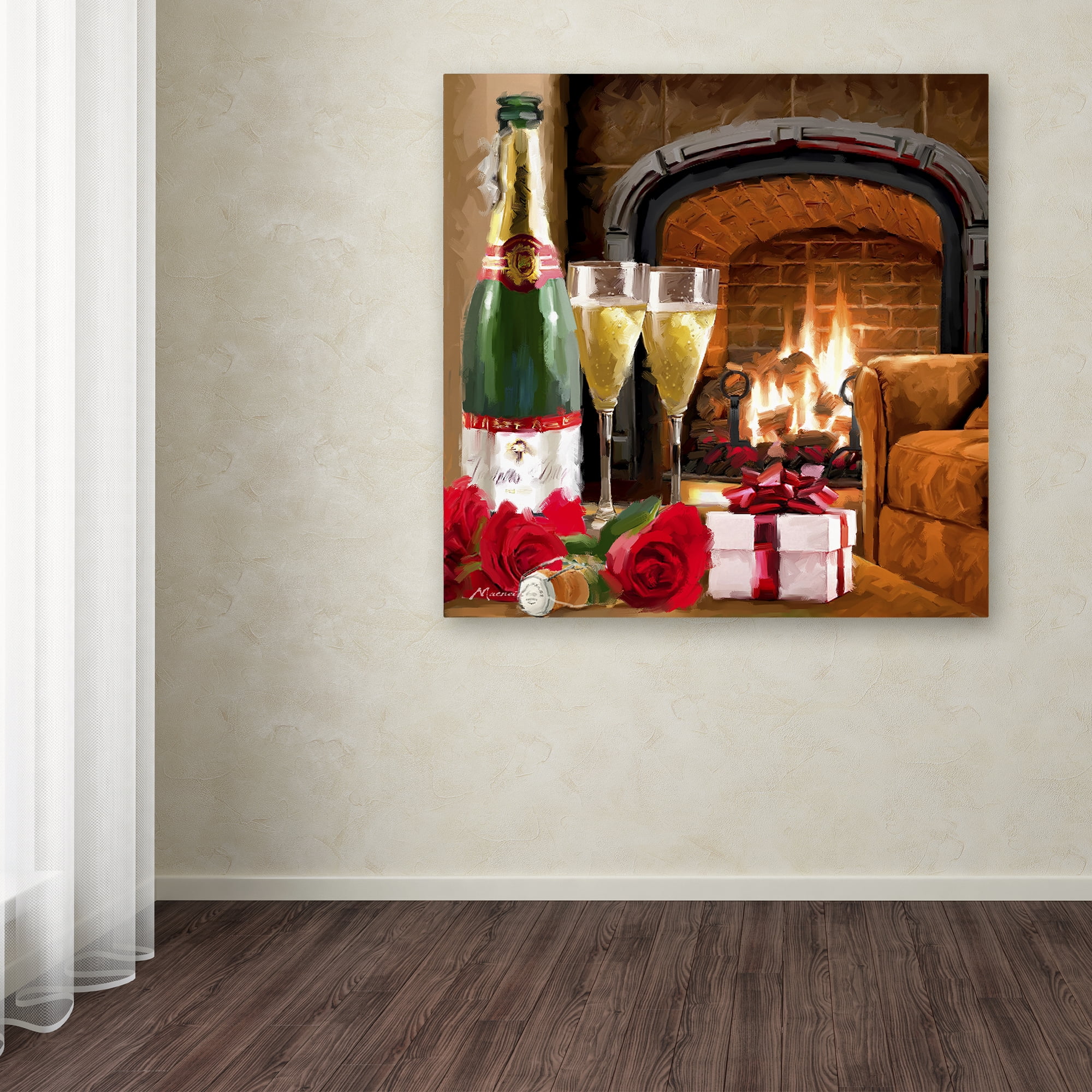 Trademark Fine Art 'Anniversary' Canvas Art by The Macneil Studio