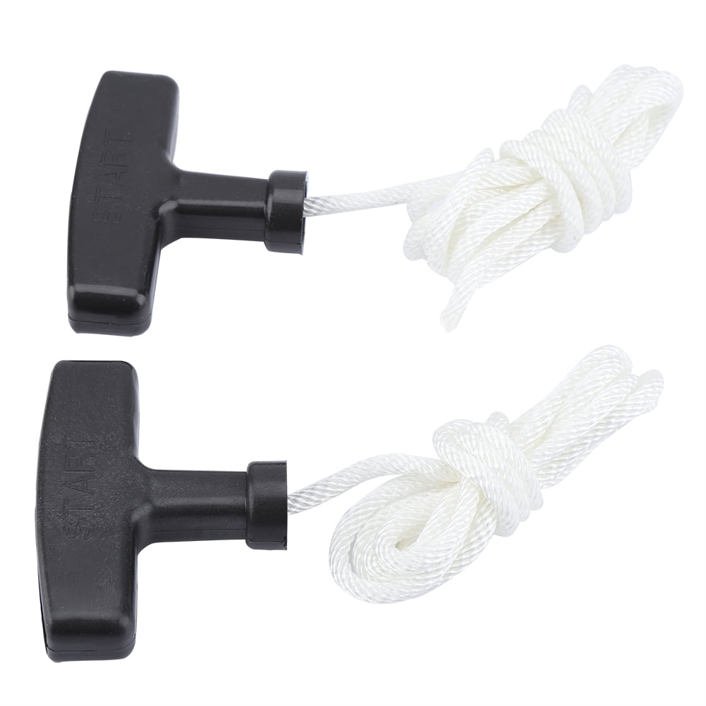 2pcs Lawnmower Recoil Pull Starter Handle 1.5m Cord Rope Mower Accessory 2pcs Lawnmower Recoil Pull Starter Handle 1.5m Cord Rope Mower Accessory