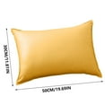 thumbnail image 3 of Moocorvic Outdoor Pillows Covers Waterproof Solid Throw Decorative Pillowcases for Patio Furniture Couch 12x19.7 Inch, 3 of 9