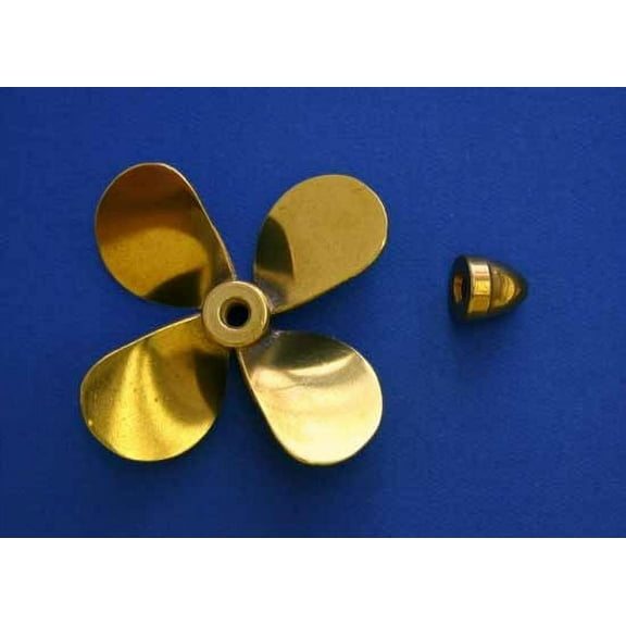 BRASS PROP 4 BLADE LH 2-1/2'' DIAMETER