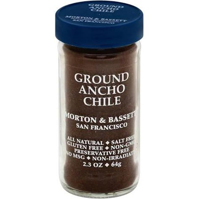 Morton & Bassett 258627 2.3 oz Chili Ancho Powder Ground - Pack of 3