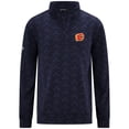 thumbnail image 2 of Men's Levelwear Navy Calgary Flames Chameleon Quarter-Zip Sweatshirt, 2 of 3