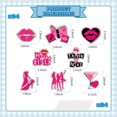 thumbnail image 2 of Cupcake Toppers Vorceary Burn Book, 24 unidades, rosa intenso, para niñas, 2 of 7