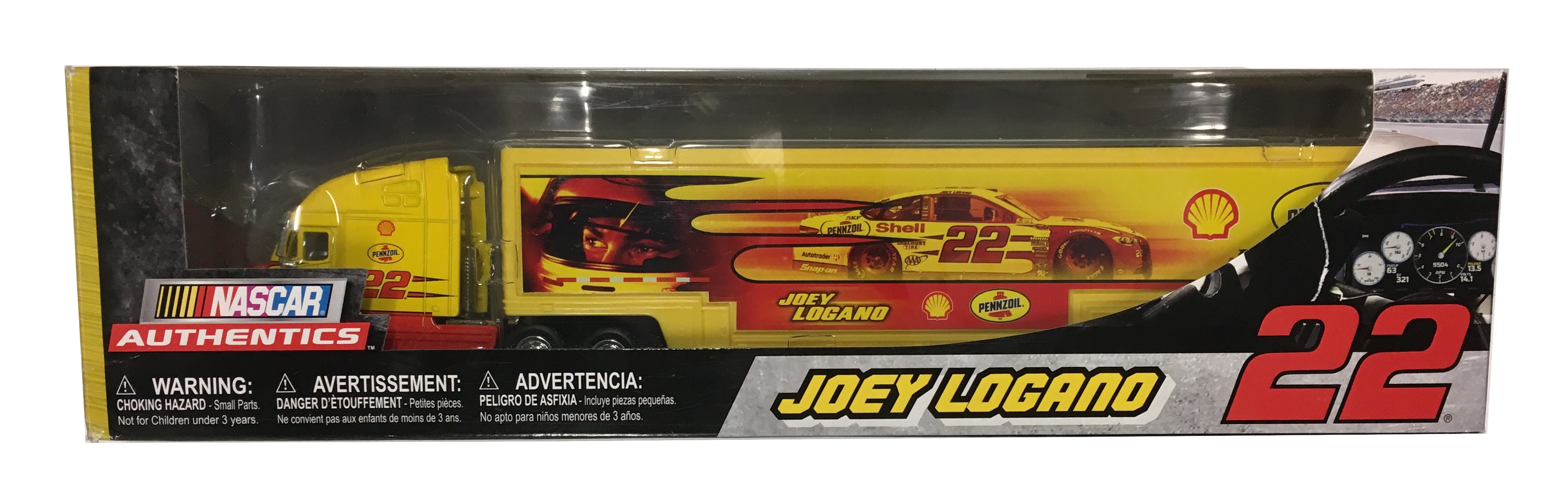 2017 Wave 3 Joey Logano Shell Pennzoil 1/64 NASCAR Authentics Hauler 